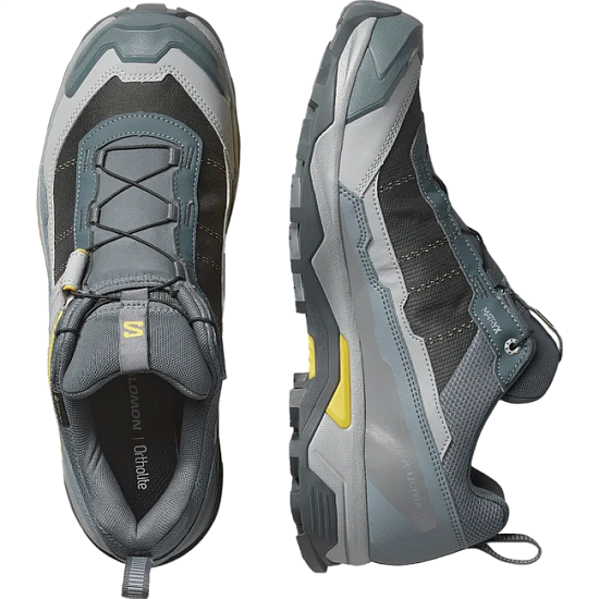 Кроссовки мужские Salomon X Ultra 5 Gtx Turbulence/Monument/Spicy Mustard - Фото 2 большая