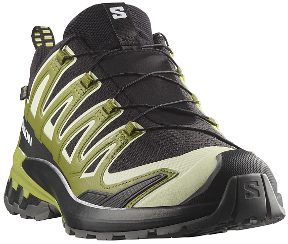 Кроссовки мужские Salomon Xa Pro 3D V9 Gtx Black/Lime Cream/Citron - Фото 4 большая