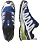 Кроссовки мужские Salomon Xa Pro 3D V9 Nautical Blue/Alloy/Citron - Фото 5 малая