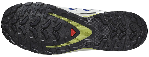 Кроссовки мужские Salomon Xa Pro 3D V9 Nautical Blue/Alloy/Citron - Фото 6 большая