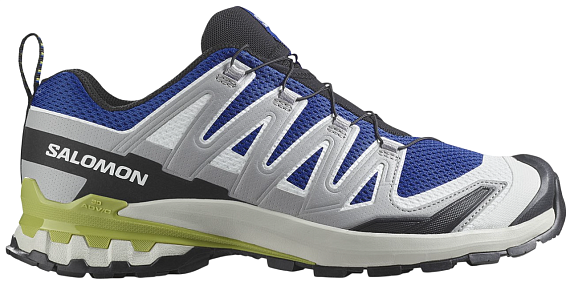 Кроссовки мужские Salomon Xa Pro 3D V9 Nautical Blue/Alloy/Citron - Фото 1 большая