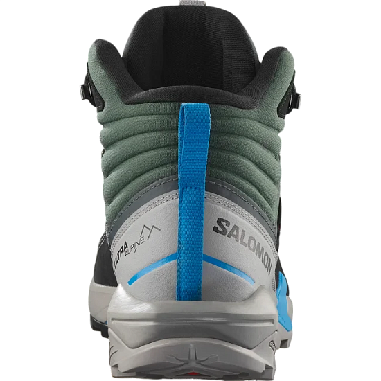 Кроссовки мужские Salomon X Ultra Alpine Mid Gtx Urban Chic/Black/Transcend Blue - Фото 3 большая