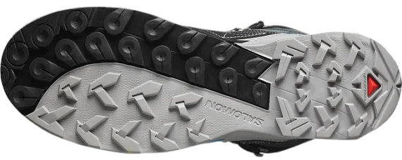 Кроссовки мужские Salomon X Ultra Alpine Mid Gtx Urban Chic/Black/Transcend Blue - Фото 5 большая