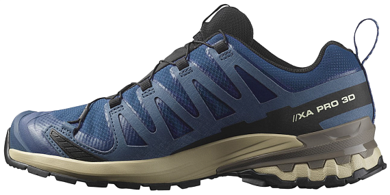 Кроссовки мужские Salomon Xa Pro 3D V9 Gtx Poseidon/White Pepper/Falcon - Фото 4 большая