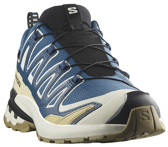 Кроссовки мужские Salomon Xa Pro 3D V9 Gtx Dark Blue/Icicle/Aloe - Фото 3 большая