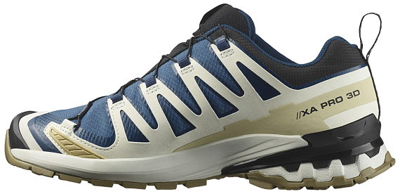 Кроссовки мужские Salomon Xa Pro 3D V9 Gtx Dark Blue/Icicle/Aloe - Фото 4 большая