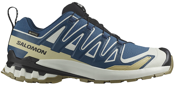 Кроссовки мужские Salomon Xa Pro 3D V9 Gtx Dark Blue/Icicle/Aloe - Фото 1 большая