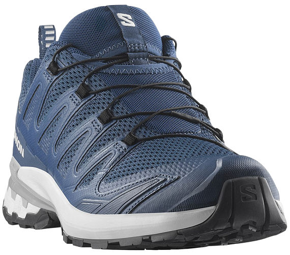 Кроссовки мужские Salomon Xa Pro 3D V9 Poseidon/Icicle/Alloy - Фото 3 большая