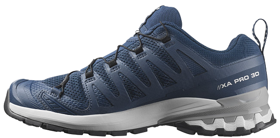 Кроссовки мужские Salomon Xa Pro 3D V9 Poseidon/Icicle/Alloy - Фото 4 большая