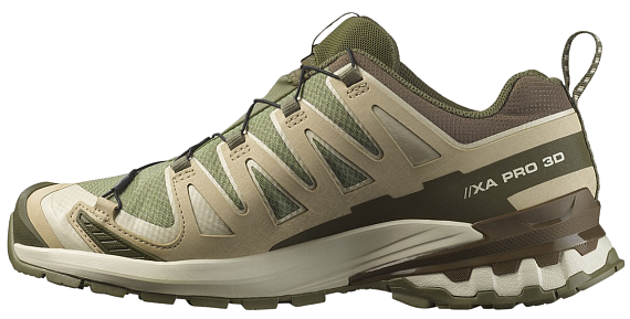 Кроссовки мужские Salomon Xa Pro 3D V9 Gtx Deep Lichen Green/Safari/Dark Earth - Фото 4 большая