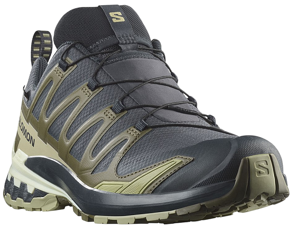 Кроссовки мужские Salomon Xa Pro 3D V9 Gtx India Ink/Olive Night/Aloe Wash - Фото 3 большая