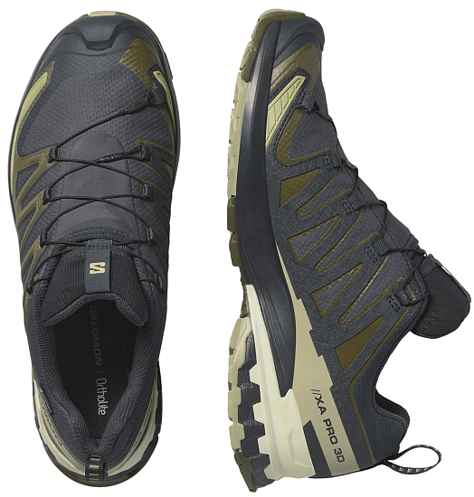 Кроссовки мужские Salomon Xa Pro 3D V9 Gtx India Ink/Olive Night/Aloe Wash - Фото 5 большая