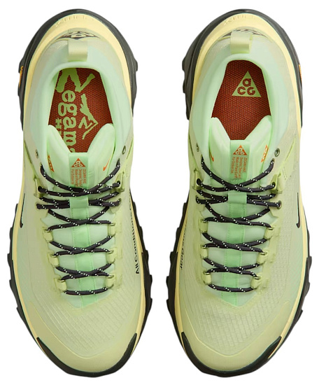 Кроссовки мужские Nike ACG Zegama Hike Life Lime/Dk Smoke Grey/Barely Volt/Smoke Grey/Safety Orange - Фото 5 большая