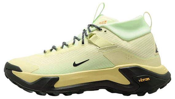 Кроссовки мужские Nike ACG Zegama Hike Life Lime/Dk Smoke Grey/Barely Volt/Smoke Grey/Safety Orange - Фото 2 большая