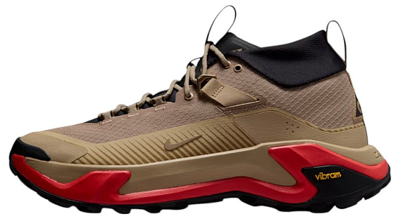Кроссовки мужские Nike ACG Zegama Hike British Khaki/Linen/Lt Crimson/Black/Anthracite - Фото 2 большая