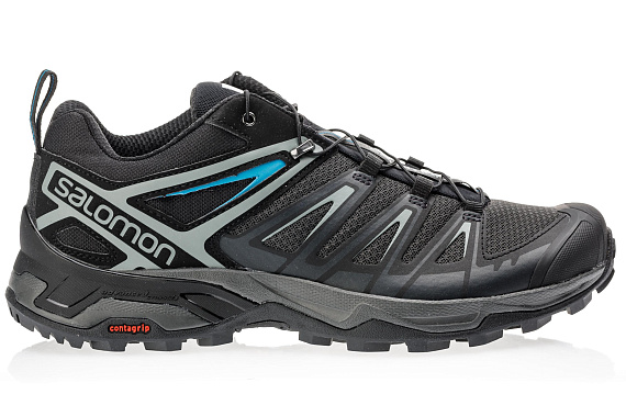 Кроссовки мужские Salomon X Ultra 3 Phantom/Black/Hawaiian Surf - Фото 1 большая