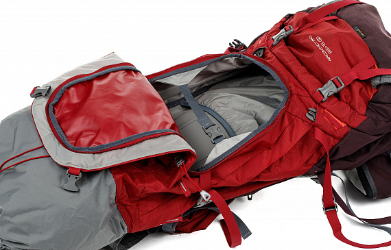 Рюкзак Deuter Aircontact Pro 55+15 SL Cranberry-aubergine - Фото 6 большая