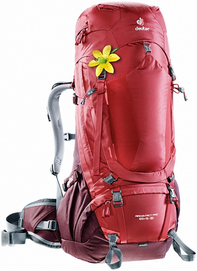 Рюкзак Deuter Aircontact Pro 55+15 SL Cranberry-aubergine - Фото 1 большая