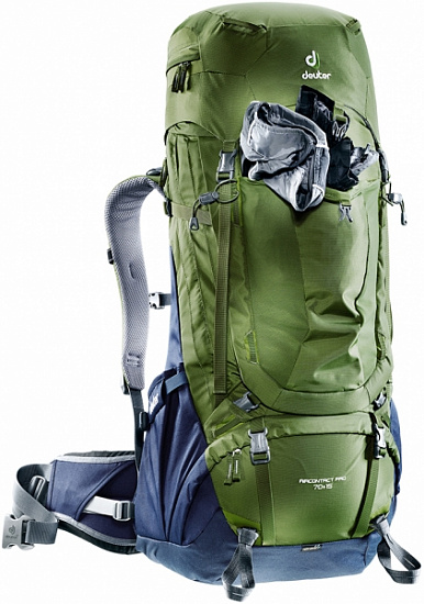 Рюкзак Deuter Aircontact Pro 70+15 Pine-navy - Фото 3 большая