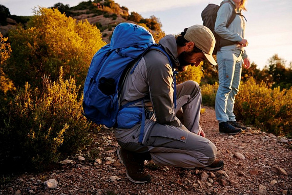 Рюкзак Fjallraven Abisko Friluft 35 Un Blue - Фото 7 большая