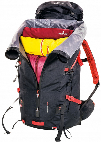 Рюкзак Ferrino Dry-Hike 48+5 Black - Фото 4 большая