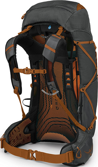 Рюкзак Osprey Exos 38 Dark Charcoal Grey - Фото 2 большая