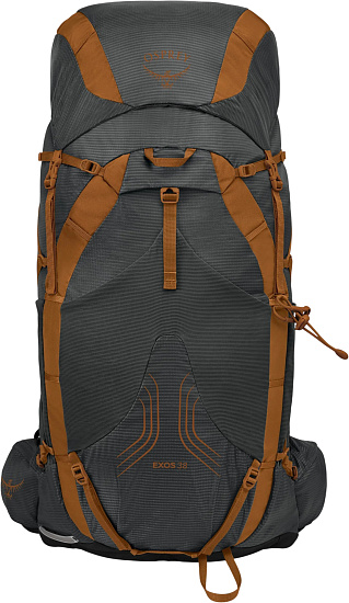 Рюкзак Osprey Exos 38 Dark Charcoal Grey - Фото 3 большая