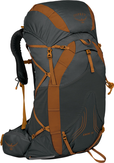 Рюкзак Osprey Exos 48 Dark Charcoal Grey - Фото 1 большая