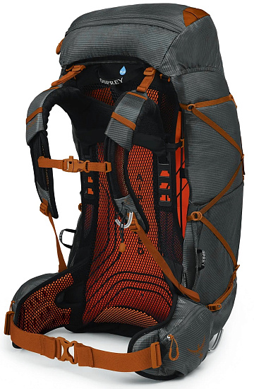 Рюкзак Osprey Exos 58 Dark Charcoal Grey - Фото 2 большая