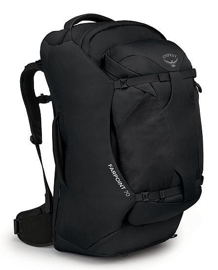 Рюкзак Osprey Farpoint 70 Black - Фото 1 большая