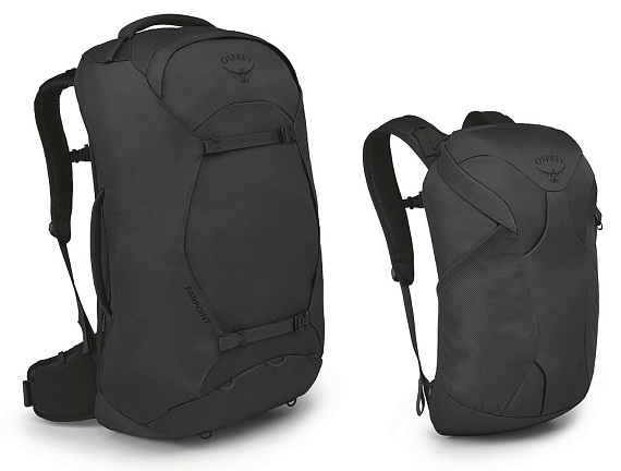 Рюкзак Osprey Farpoint 70 Tunnel Vision Grey - Фото 6 большая