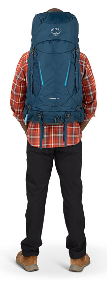 Рюкзак Osprey Kestrel 48 Atlas Blue - Фото 6 большая