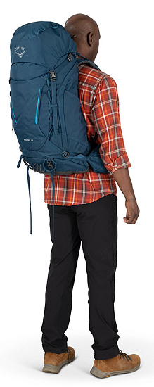 Рюкзак Osprey Kestrel 48 Atlas Blue - Фото 7 большая