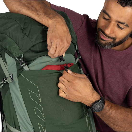 Рюкзак Osprey Talon 44 Black/Coal Grey - Фото 6 большая