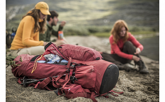 Рюкзак женский Fjallraven Abisko 55 Redwood - Фото 4 большая