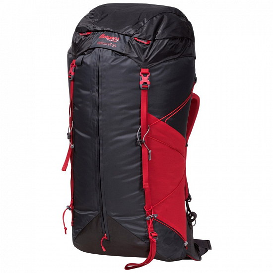 Рюкзак женский Bergans Helium 55 Solid Charcoal/Red - Фото 1 большая
