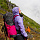 Рюкзак женский Bergans Helium 55 Solid Charcoal/Funky Purple - Фото 11 малая