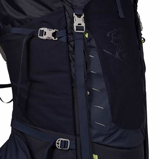 Рюкзак Bergans Trollhetta 75 Midnight Blue/Lime - Фото 2 большая