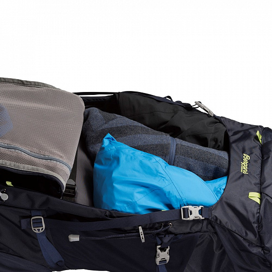 Рюкзак Bergans Trollhetta 75 Midnight Blue/Lime - Фото 3 большая