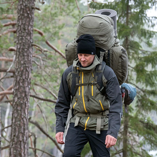 Рюкзак Bergans Alpinist V6 Large 130L Dark GreenMud/GreenMud - Фото 10 большая