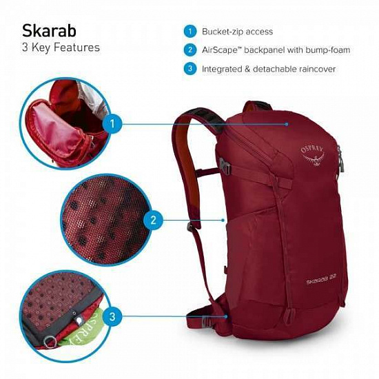 Рюкзак Osprey Skarab 30 Deep Blue - Фото 11 большая