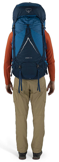 Рюкзак Osprey Atmos AG LT 65 Night Shift/Scoria Blue - Фото 6 большая