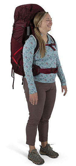 Рюкзак женский Osprey Aura AG LT 65 Black - Фото 5 большая