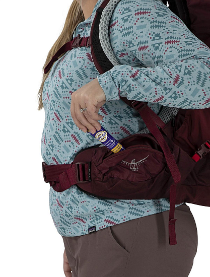 Рюкзак женский Osprey Aura AG LT 65 Koseret/Darjeeling Spring Green - Фото 4 большая