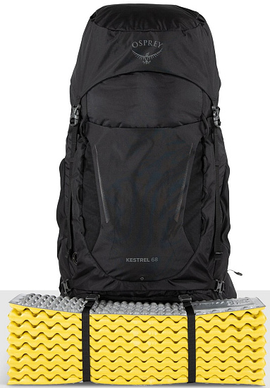 Рюкзак Osprey Kestrel 68 Black - Фото 9 большая