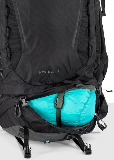 Рюкзак Osprey Kestrel 68 Black - Фото 10 большая