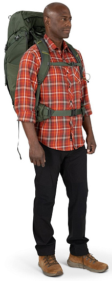 Рюкзак Osprey Kestrel 58 Bonsai Green - Фото 6 большая