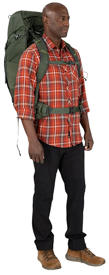 Рюкзак Osprey Kestrel 58 Bonsai Green - Фото 9 большая