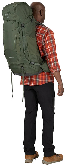 Рюкзак Osprey Kestrel 58 Bonsai Green - Фото 10 большая