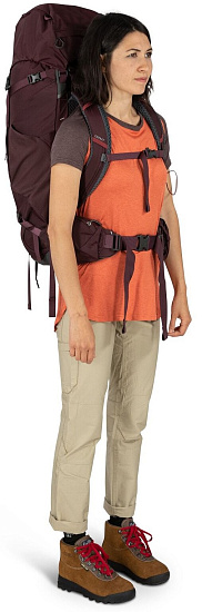 Рюкзак женский Osprey Kyte 58 Elderberry Purple - Фото 6 большая